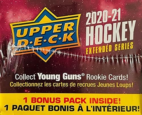 2020/21 Upper Deck Extended Series NHL Hockey Blaster Box - 7 Packs per Box - 8 Cards per Pack - Collect Young Guns Rookie Cards