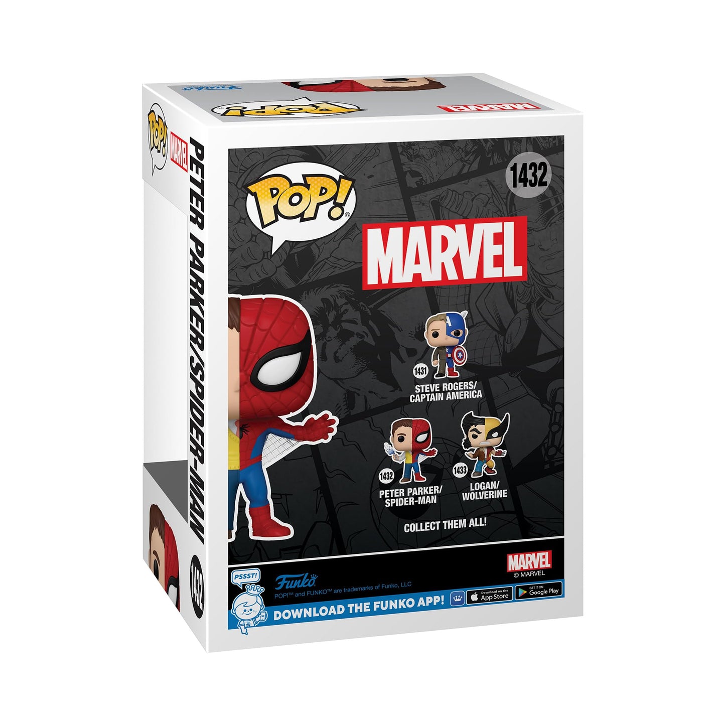 Funko Pop! Marvel: Split - Captain America/Steve Rogers