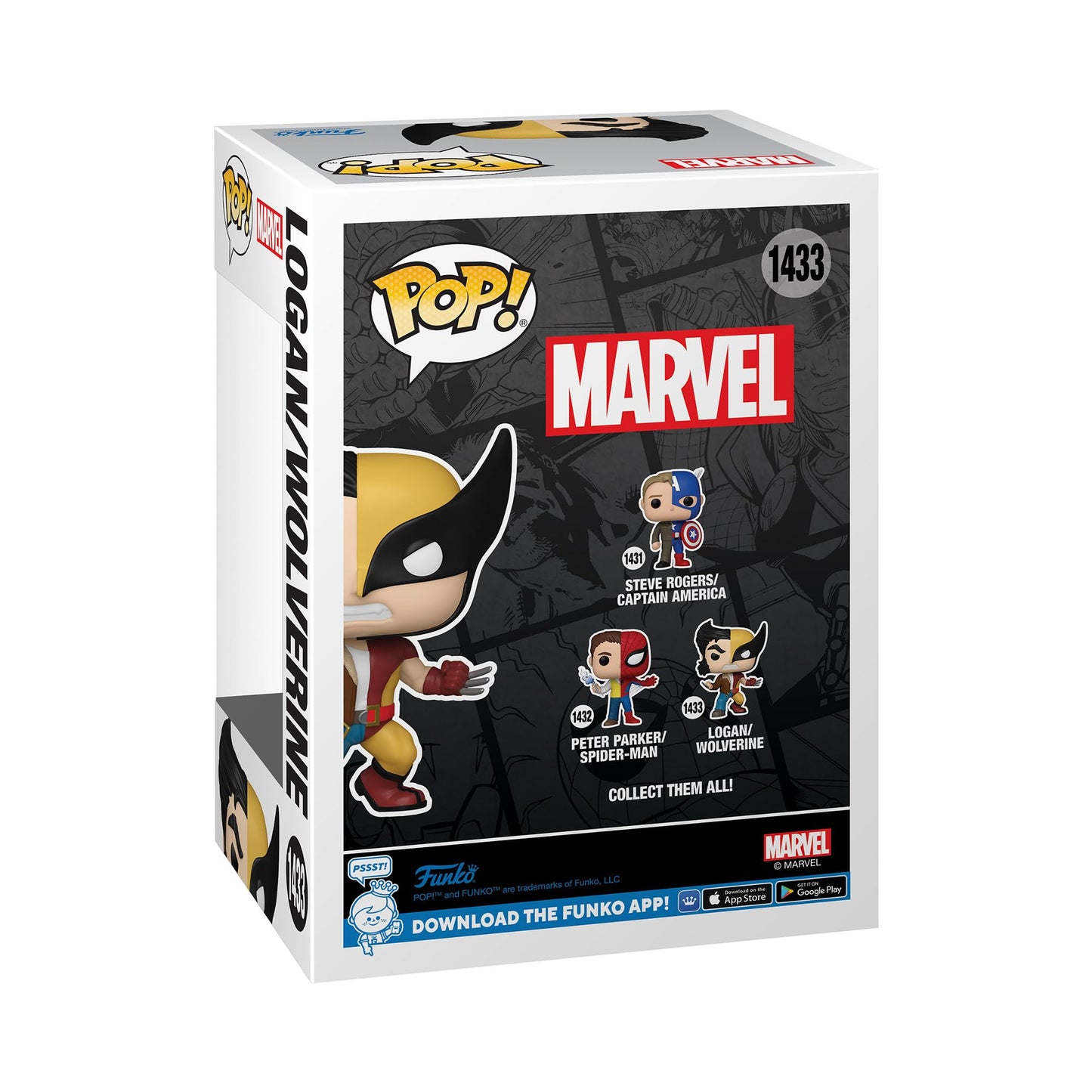 Funko Pop! Marvel: Split - Captain America/Steve Rogers