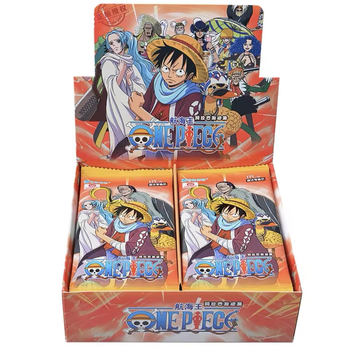 One Piece CCG TCG Alabasta Booster Box Packs 36 Packs Per Box 5 Cards Per Pack Anime Trading Cards Offically Licenced (5 Booster Packs)