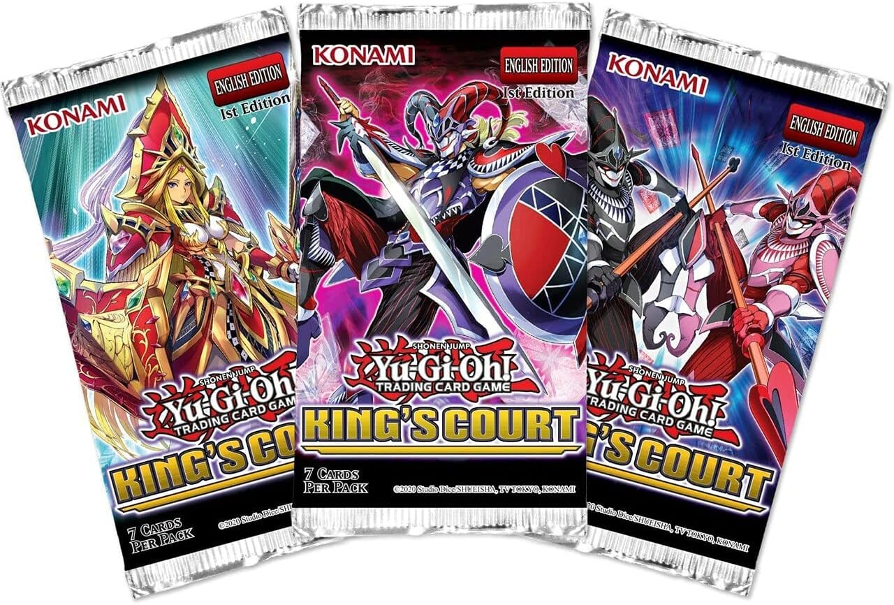 YuGiOh King's Court Booster Box (24 Packs, 7 Cards per Pack)