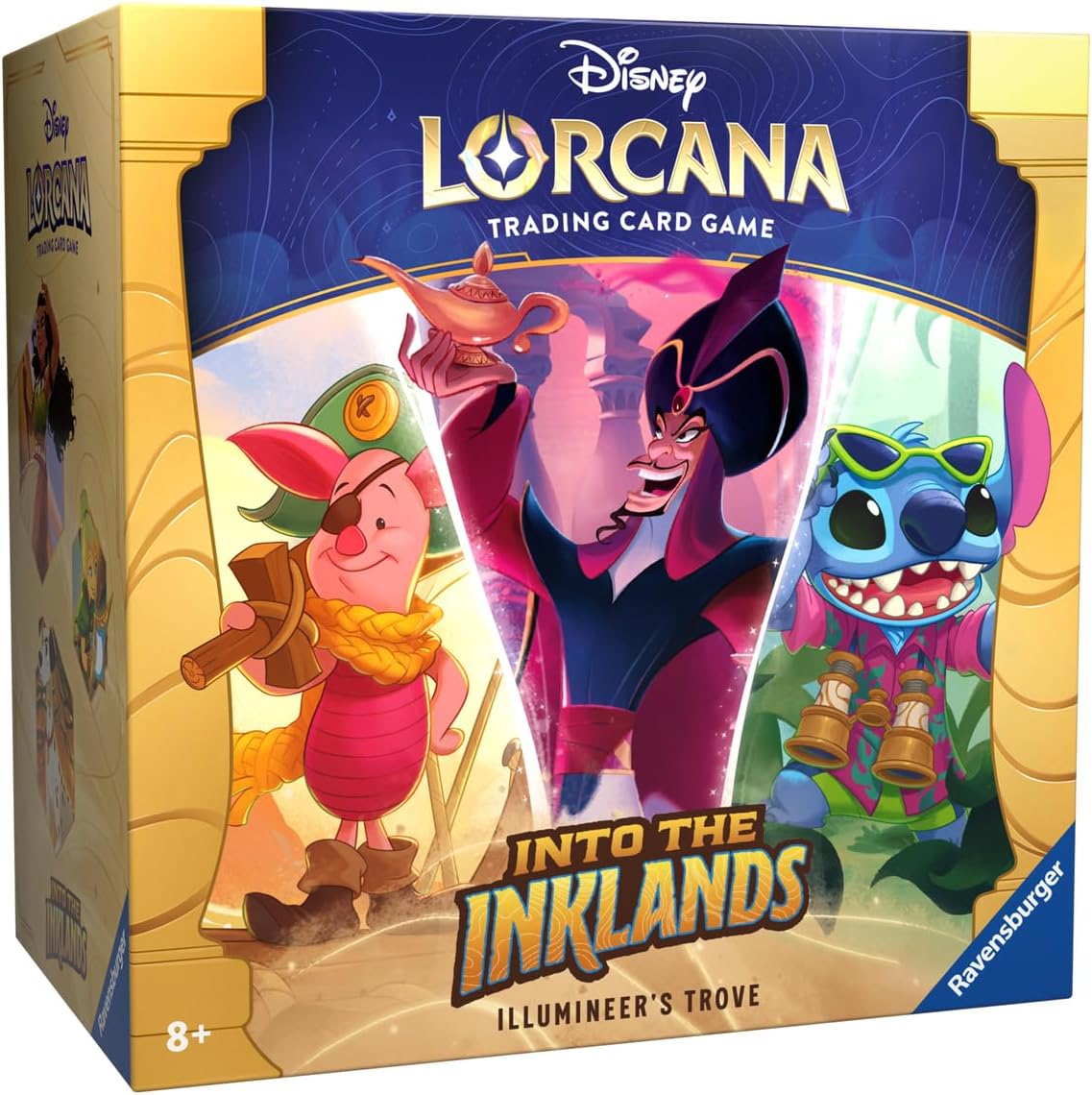 Ravensburger Disney Lorcana TCG: Into The Inklands Trove | Secure Card Storage | Includes Booster Packs & Comprehensive Guide | Original Disney Artwork | Ages 8+