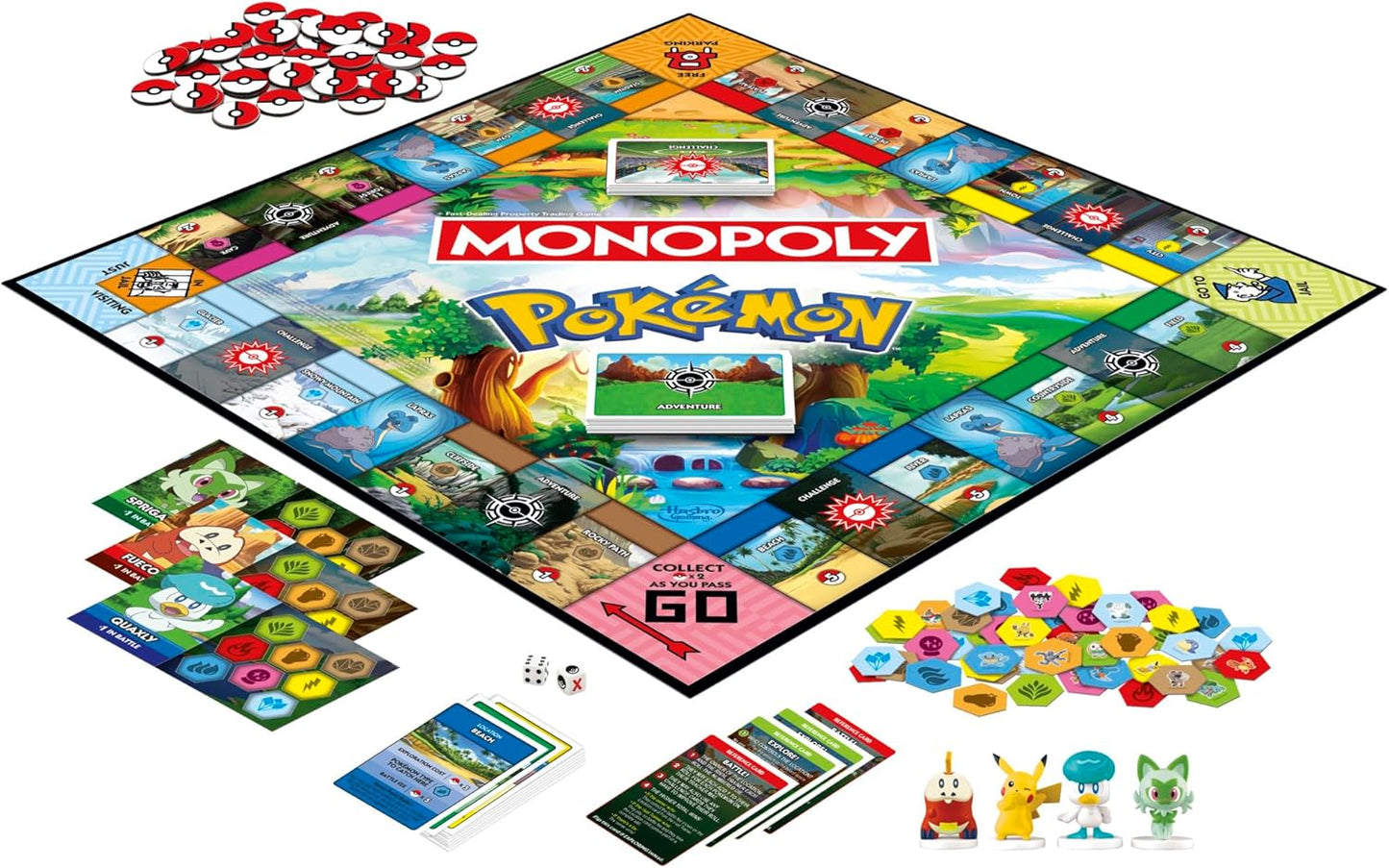 Monopoly Pokémon Edition Board Game | Ages 8 and Up | 2 to 4 Players | Kids Games for Pokémon Fans | Fun Family Games| 45 Mins. Avg.