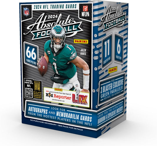 2024 Panini Absolute Football NFL Trading Cards Blaster Box