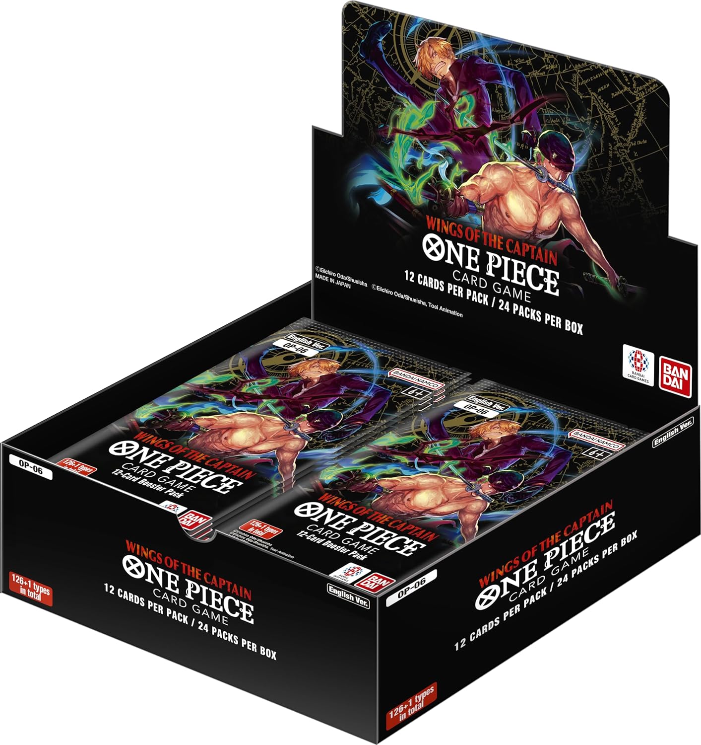 ONE PIECE TCG: WINGS OF THE CAPTAIN (OP 06) BOOSTER BOX