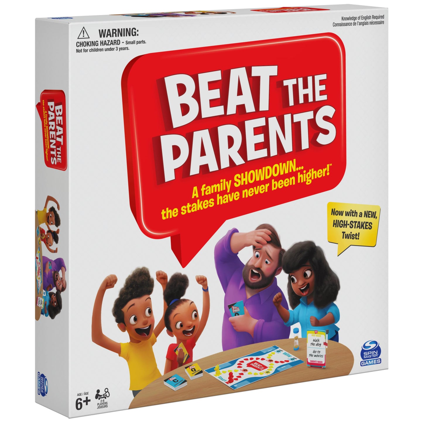 Beat The Parents Disney Edition Board Game, Kids vs. Parents Family Board Games, Fun Games, Family Games, Disney Gifts, Games for Kids Ages 8+