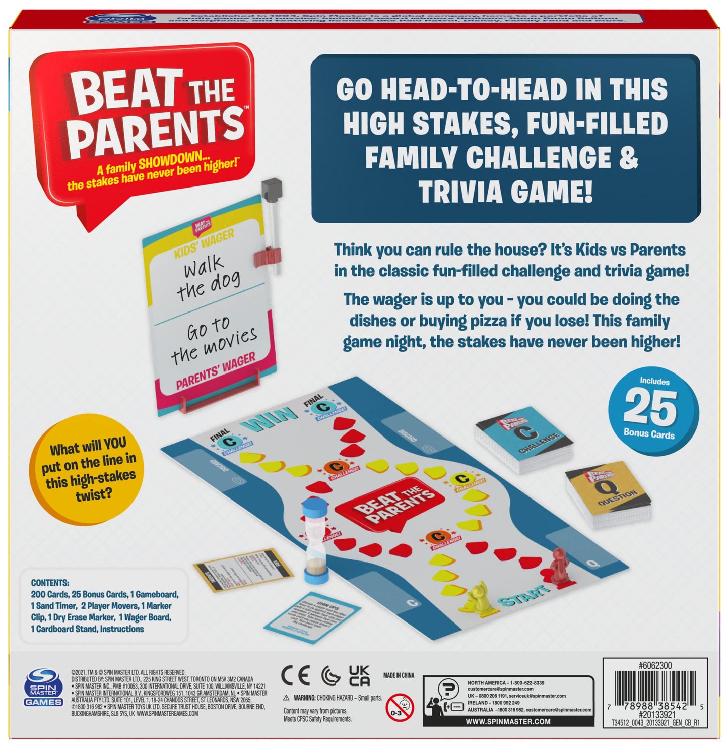 Beat The Parents Disney Edition Board Game, Kids vs. Parents Family Board Games, Fun Games, Family Games, Disney Gifts, Games for Kids Ages 8+