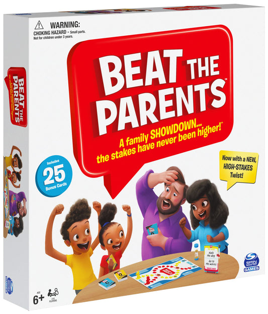 Beat The Parents Disney Edition Board Game, Kids vs. Parents Family Board Games, Fun Games, Family Games, Disney Gifts, Games for Kids Ages 8+