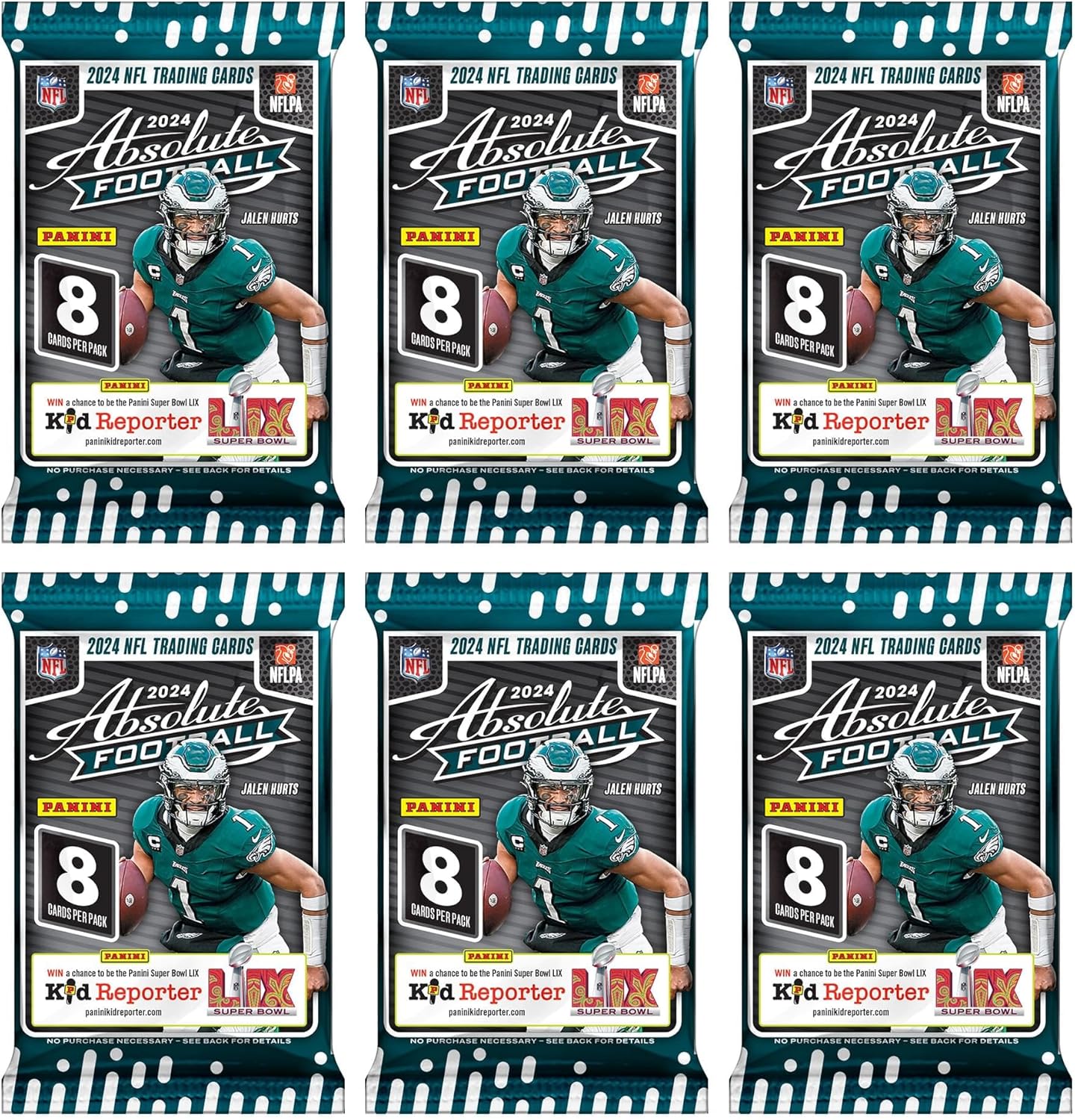 2024 Panini Absolute Football NFL Trading Cards Mega Box