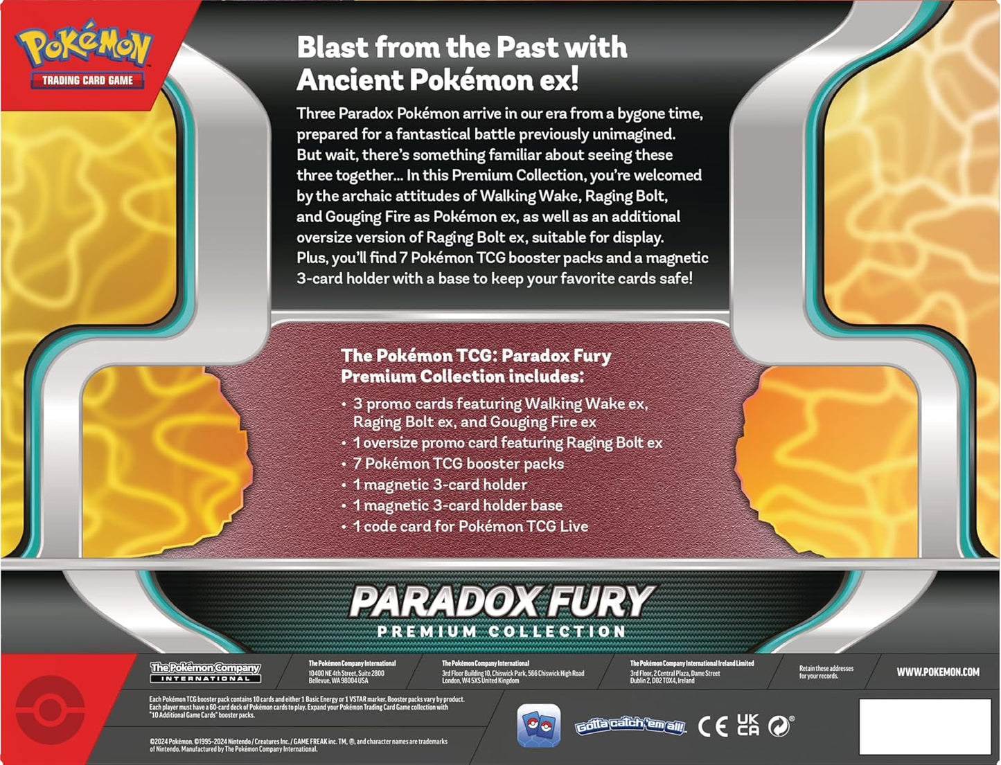 Pokémon TCG: Paradox Fury Premium Collection - 2024 Amazon Holiday Exclusive