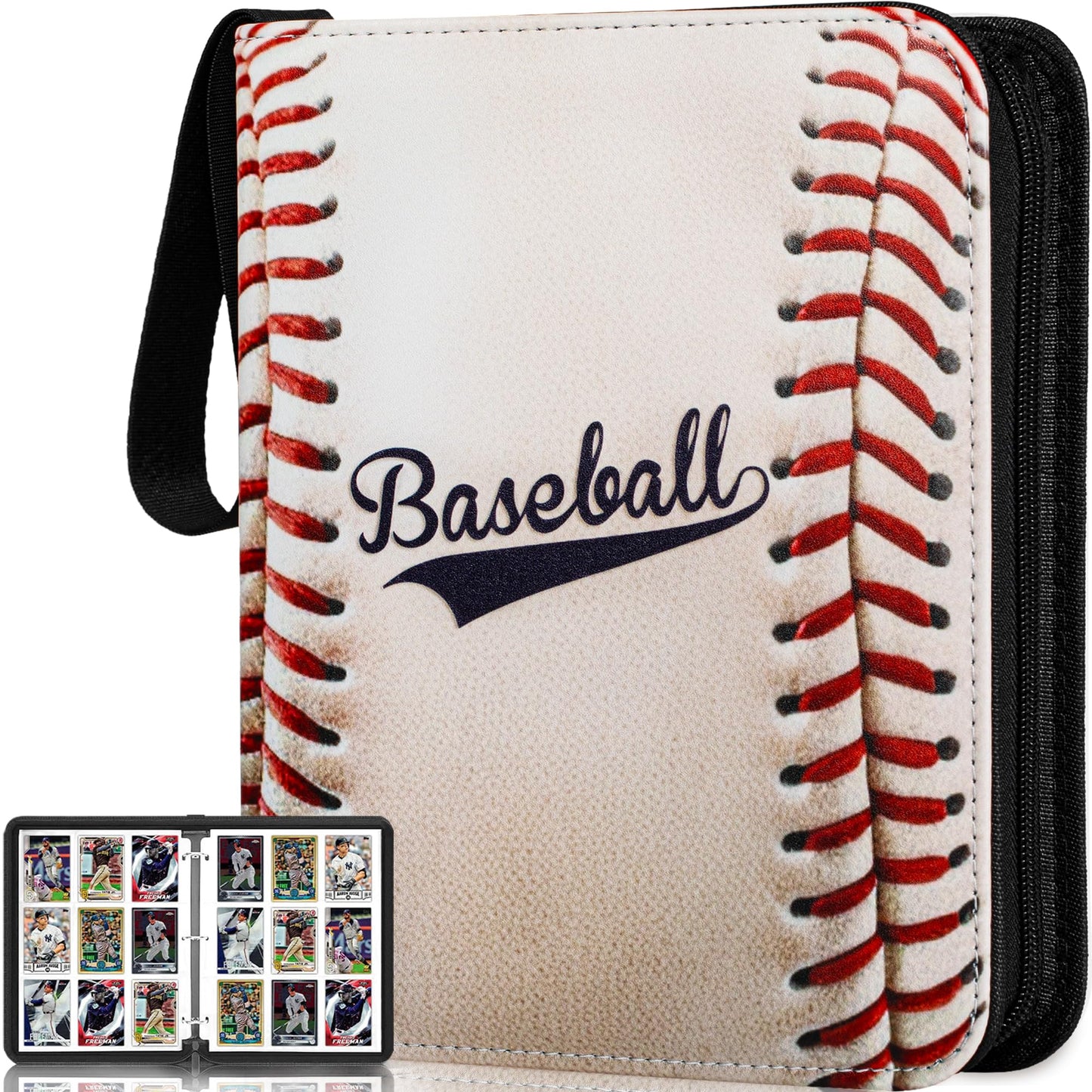 Basketball Card Binder,2024-2025 Sports Trading Card with Sleeves Holder Album,440 Pockets Basketball Card Holder Sheets Display Storage Protectors for Collectors Boys and Girls Gift